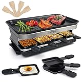 Raclette Grill 1500 Watt schwarz